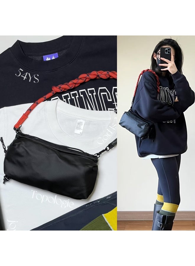 نيبمينينت Topologie Top Bottle Bag - Lightweight Chest Bag Waist Crossbody Bag for Women, Outdoor Minimalist Pack - Image 3